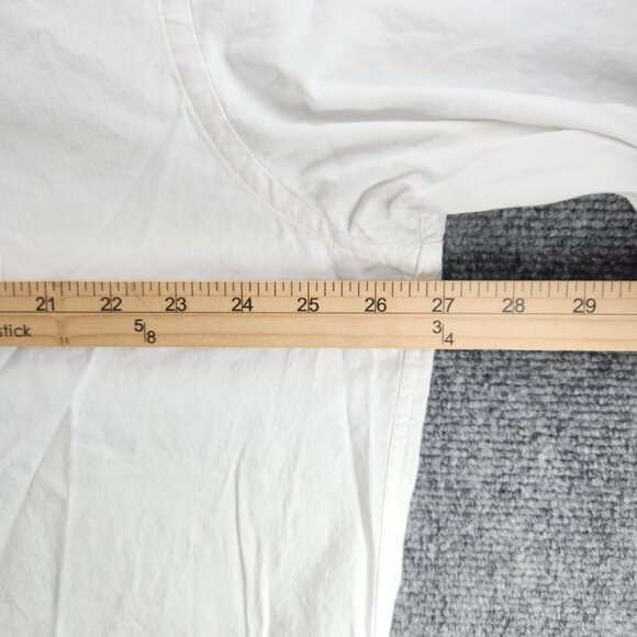 Brooks Brothers Button-Down Cotton XL White Mens Shirt Pocket Business Solid - Picture 14 of 16